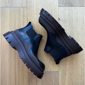 NEW Bottega Veneta Black Tire Boots